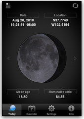 月の満ち欠けと月齢カレンダーアプリ Tsukuyomi International V1 0 を 日本以外で 公開しました いとーけーのページ